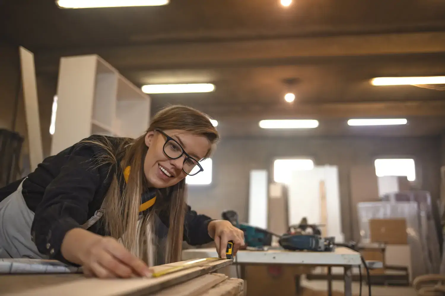 Une femme au travail