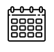 Icône calendrier